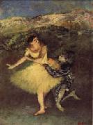 Edgar Degas Harlequin and Colombine oil